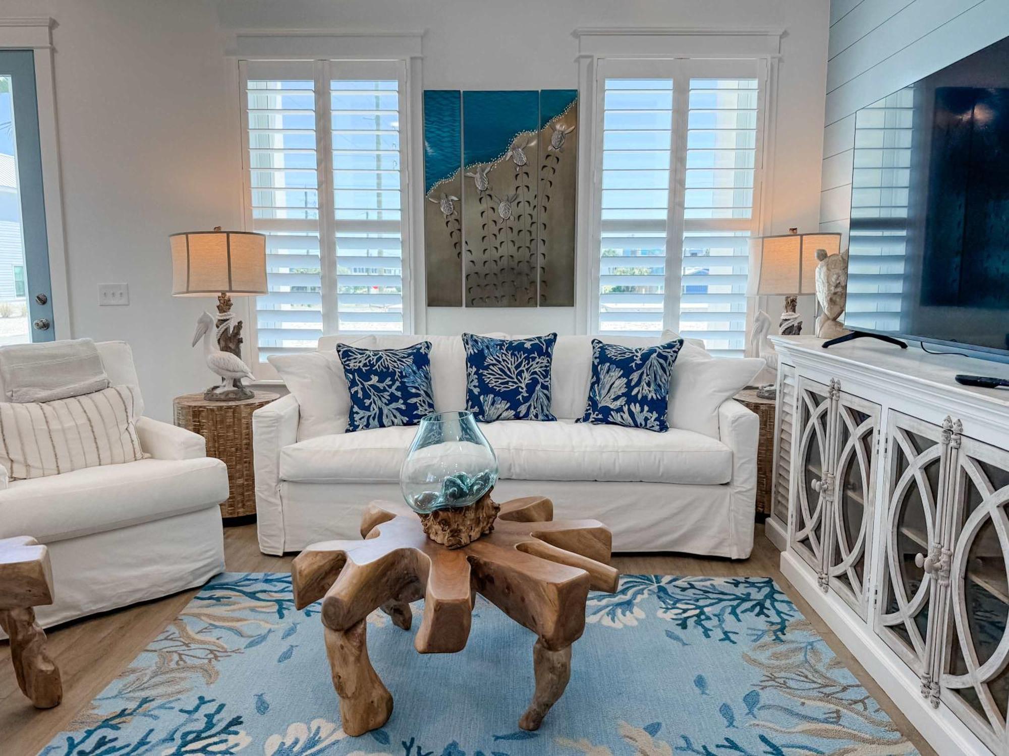 Serenity By The Sea St George Island Pool Home Eastpoint Exteriör bild