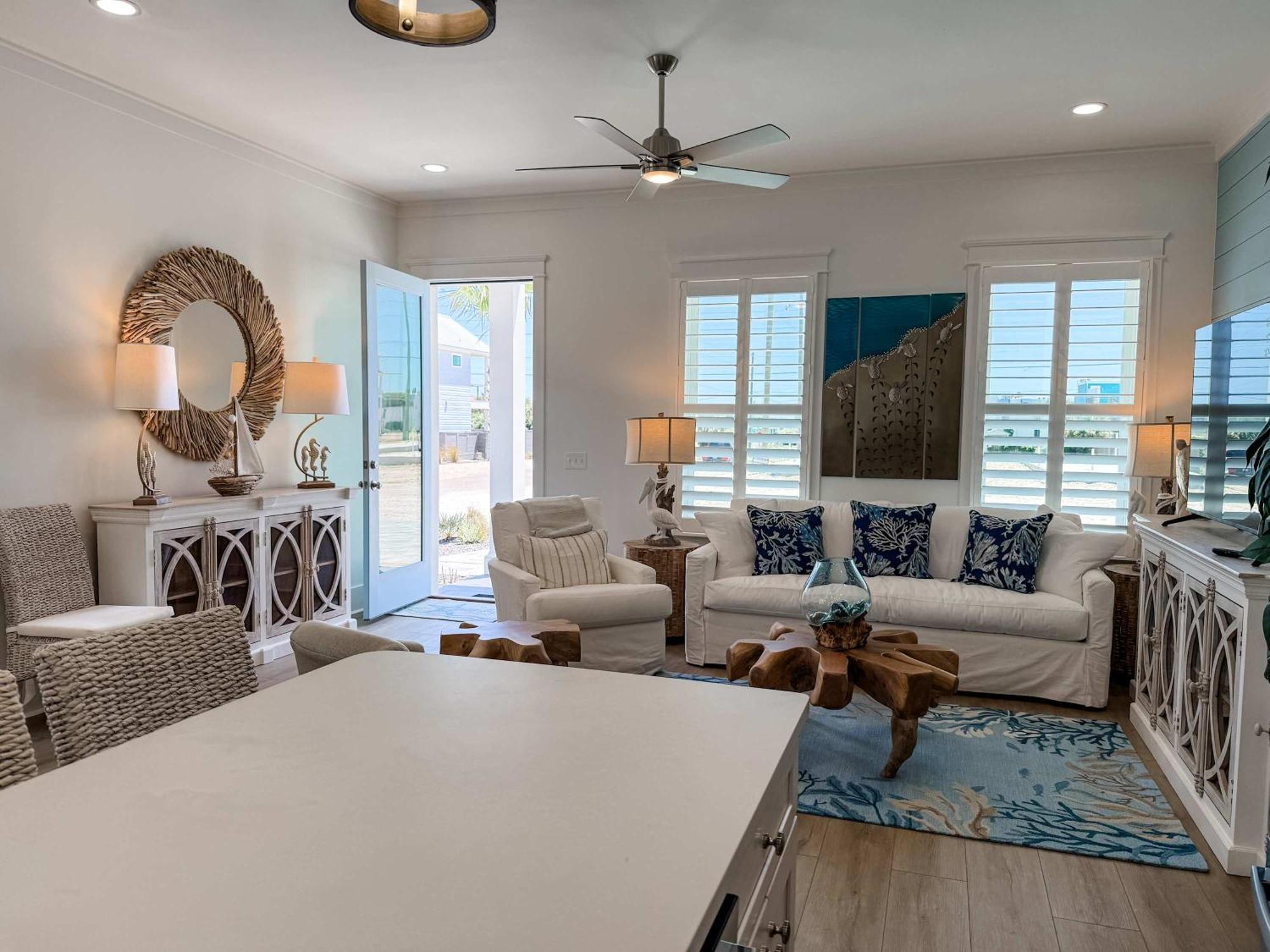 Serenity By The Sea St George Island Pool Home Eastpoint Exteriör bild