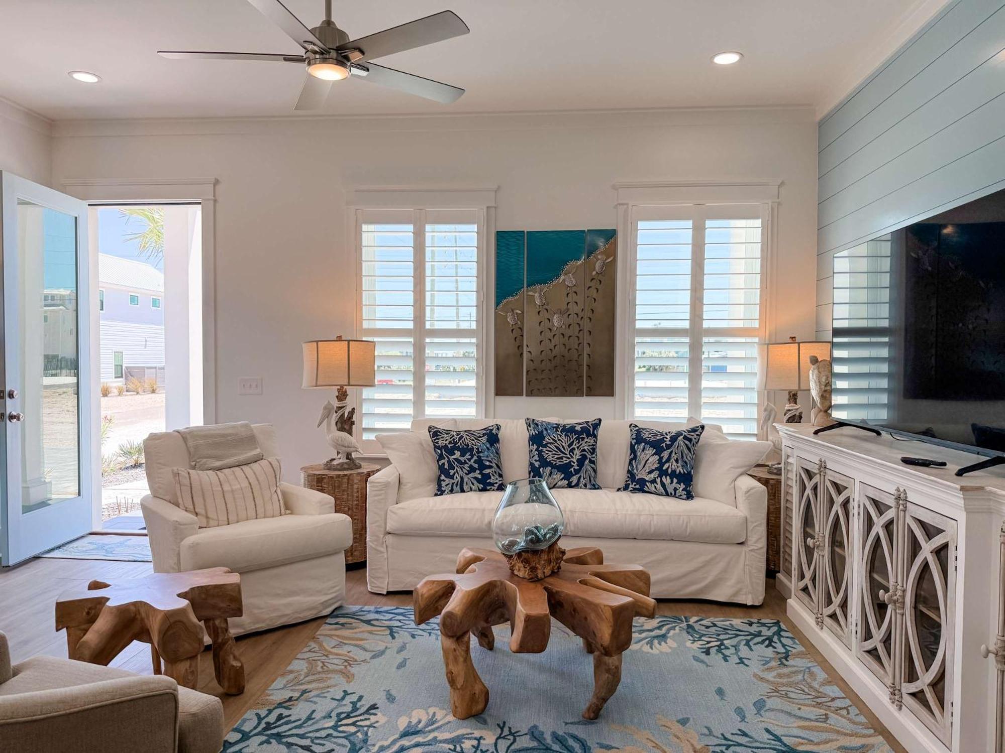 Serenity By The Sea St George Island Pool Home Eastpoint Exteriör bild